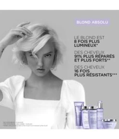 Kérastase Blond Absolu Masque Ultra-Violet Masque Cheveux -Soins Capillaires Boutique 3474636692408 visual2 fr