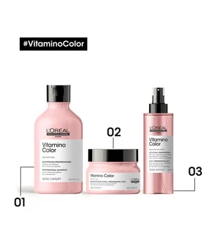 L'Oréal Professionnel Paris Serie Expert Coffret Cadeau Vitamino Color Trio Coffret Soin Cheveux 7 L'Oréal Professionnel Paris Serie Expert Coffret Cadeau Vitamino Color Trio Coffret Soin Cheveux – Image 5