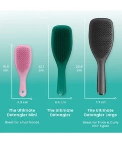 Tangle® Teezer Tangle Teezer The Large Wet Detangler Black Gloss Brosse Tangle -Soins Capillaires Boutique 5060630044152 visual