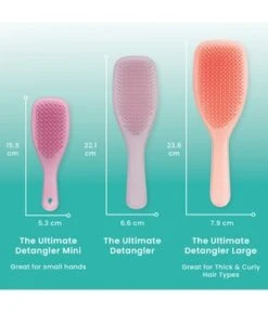 Tangle® Teezer Tangle Teezer The Large Wet Detangler Peach Glow Brosse Tangle 11 Tangle® Teezer Tangle Teezer The Large Wet Detangler Peach Glow Brosse Tangle -Soins Capillaires Boutique 5060630044213 visual