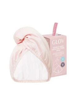 GLOV Hair Wrap Satin Champagne Serviette De Bain