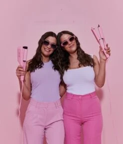 Mermade The Double Waver Pink Fer à Friser -Soins Capillaires Boutique 796548969038 pack