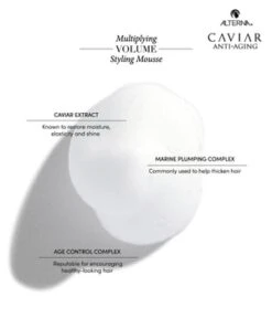 ALTERNA CAVIAR Multiplying Volume Styling Mousse Mousse Coiffante -Soins Capillaires Boutique 873509027942 visual2