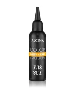 ALCINA Color Gloss+Care Emulsion 7.18 Mittelblond-Asch-Silber Coloration Temporaire