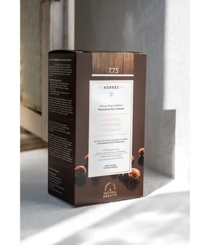 KORRES Argain Oil Advanced Hair Colour / Golden Moca 7.73 Coloration Cheveux 5 KORRES Argain Oil Advanced Hair Colour / Golden Moca 7.73 Coloration Cheveux – Image 3