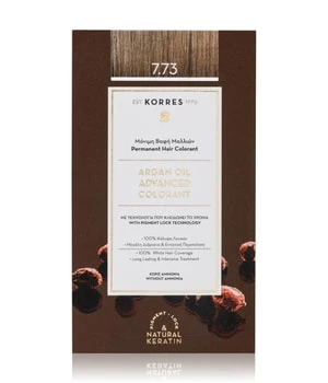 KORRES Argain Oil Advanced Hair Colour / Golden Moca 7.73 Coloration Cheveux 3 KORRES Argain Oil Advanced Hair Colour / Golden Moca 7.73 Coloration Cheveux
