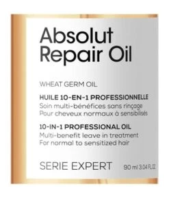 L'Oréal Professionnel Paris Serie Expert Absolut Repair Oil Huile Cheveux 12 L'Oréal Professionnel Paris Serie Expert Absolut Repair Oil Huile Cheveux -Soins Capillaires Boutique l oreal professionnel paris serie expert absolut repair oil haaroel 90 ml 3474636977369 visual2