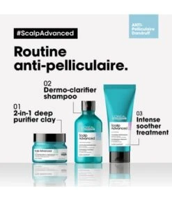 L'Oréal Professionnel Paris Serie Expert Scalp Advanced Anti-Dandruff Dermo-Clarifier Shampoing -Soins Capillaires Boutique l oreal professionnel paris serie expert scalp advanced anti dandruff dermo clarifier haarshampoo 300 ml 3474637109370 pack fr