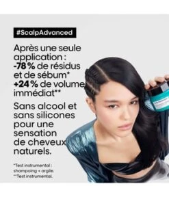 L'Oréal Professionnel Paris Serie Expert Scalp Advanced Anti-Oiliness 2in1 Deep Purifier Clay Masque Cheveux -Soins Capillaires Boutique l oreal professionnel paris serie expert scalp advanced anti oiliness 2in1 deep purifier clay haarmaske 250 ml 3474637090524 visual2 fr