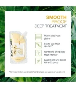 Biolage Smoothproof Deep Treatment Masque Cheveux -Soins Capillaires Boutique matrix biolage smoothproof deep treatment haarmaske 100 ml 3474636679898 visual3