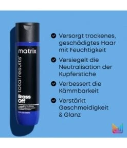 Matrix Total Results Brass Off Après-shampoing -Soins Capillaires Boutique matrix total results brass off conditioner 300 ml 3474636484867 visual2