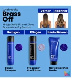 Matrix Total Results Brass Off Après-shampoing -Soins Capillaires Boutique matrix total results brass off conditioner 300 ml 3474636484867 visual3
