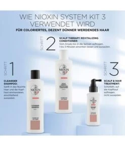 Nioxin System 3 Coloriertes Haar - Dezent Dünner Werdendes Haar Coffret Soin Cheveux -Soins Capillaires Boutique nioxin system 3 coloriertes haar dezent duenner werdendes haar haarpflegeset 1 stk 3614227273214 visual2