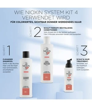Nioxin System 4 Coloriertes Haar - Sichtbar Dünner Werdendes Haar Shampoing 5 Nioxin System 4 Coloriertes Haar - Sichtbar Dünner Werdendes Haar Shampoing – Image 3