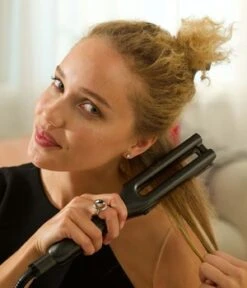 REVLON Dual Plate Straight Design Mit Zwei Platten Lisseur -Soins Capillaires Boutique revlon dual plate straight design mit zwei platten glaetteisen 1 stk 0761318822042 visual2