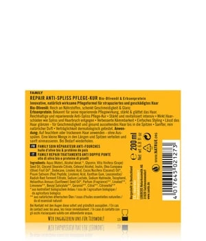 Sante FAMILY Repair Huile D'olive Bio Et Protéine De Pois Masque Cheveux 4 Sante FAMILY Repair Huile D'olive Bio Et Protéine De Pois Masque Cheveux – Image 2