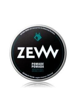 ZEW For Men Hair Pomade With Charcoal Medium Hold Cire Pour Cheveux